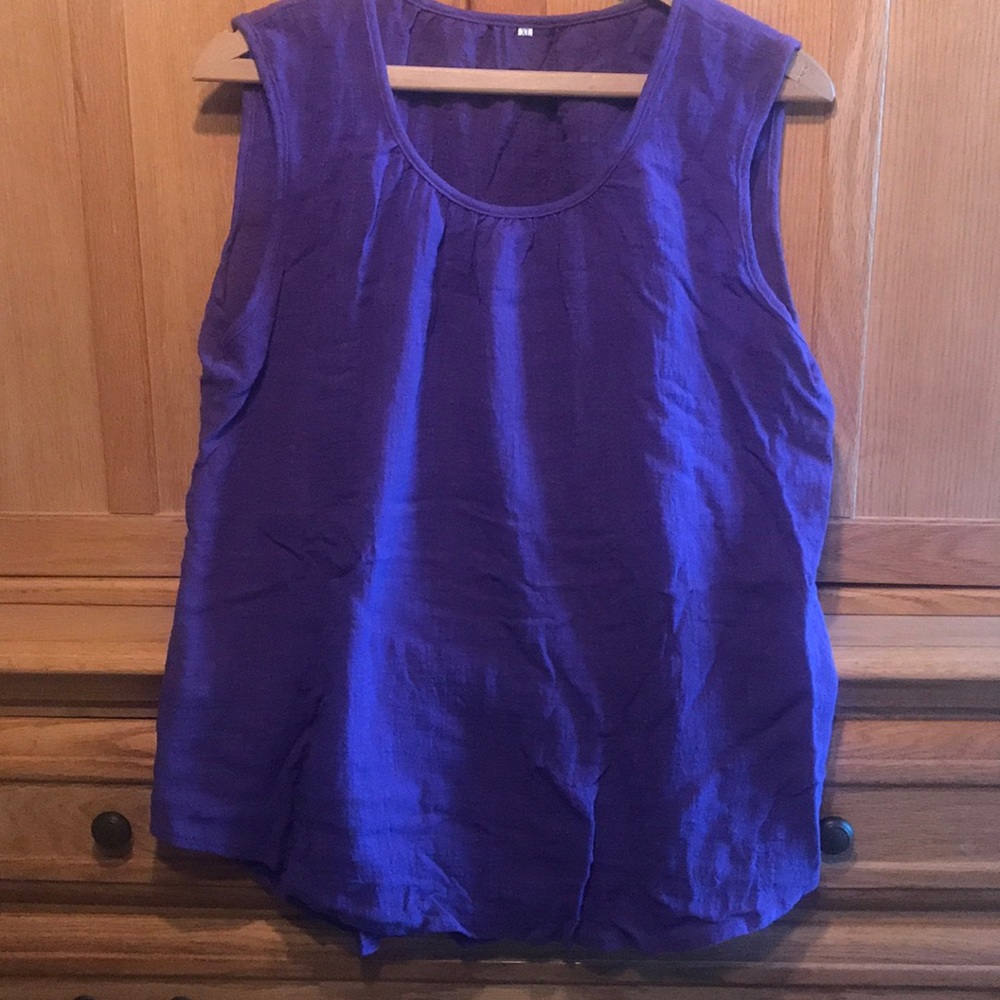Brand new, never worn, purple sleeveless top